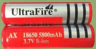 UltraFire 18650 5800mAh Li-Ion